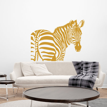 muursticker zebra