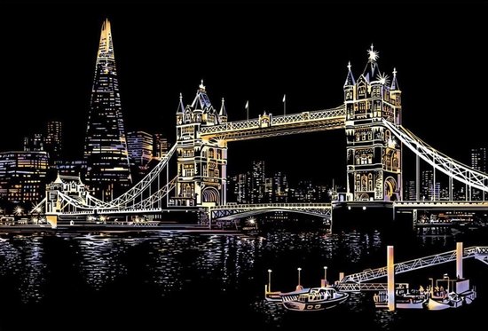 Krastekening london bridge